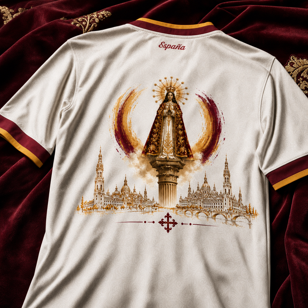 CAMISETA ESPAÑA VIRGEN DEL PILAR