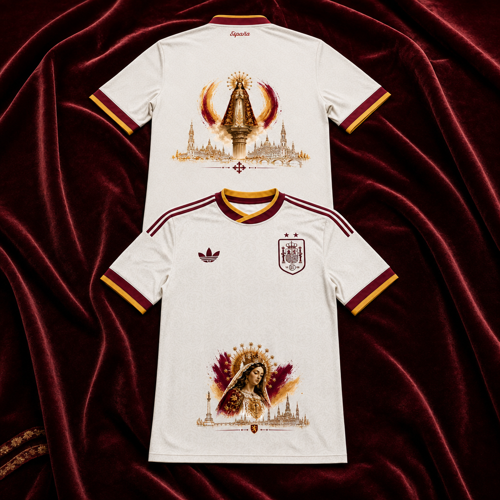 CAMISETA ESPAÑA VIRGEN DEL PILAR